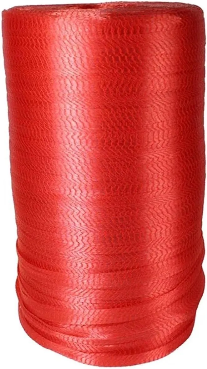 100meters Cutting Mesh Bag Semi-Finished Supermarket Nut Vegetable Packing Mesh Bag Nylon Elastic Shrinkage Mesh Cover(Green)