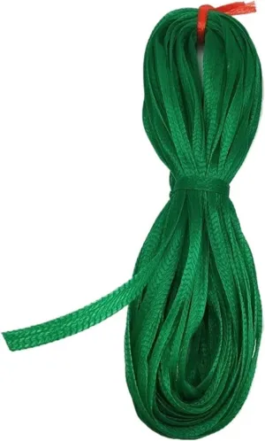 100meters Cutting Mesh Bag Semi-Finished Supermarket Nut Vegetable Packing Mesh Bag Nylon Elastic Shrinkage Mesh Cover(Green)