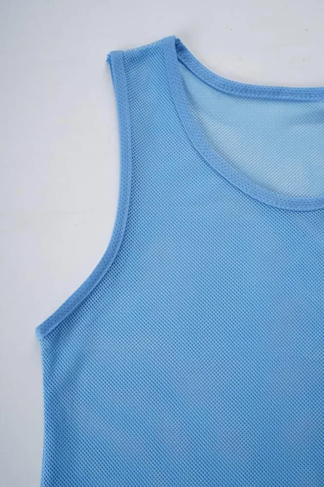 12 Pack Scrimmage Vest/Team Training Jerseys/Sports Pinnies/Practice Jerseys/Soccer Bibs with Carry Bag