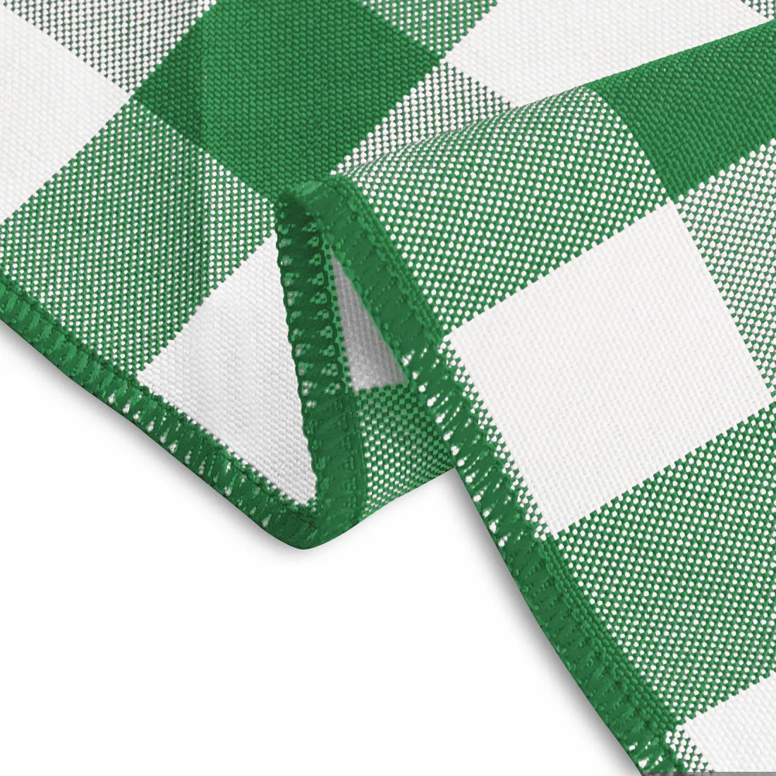 15 in. Polyester Napkins Checkered (1 Dozen)