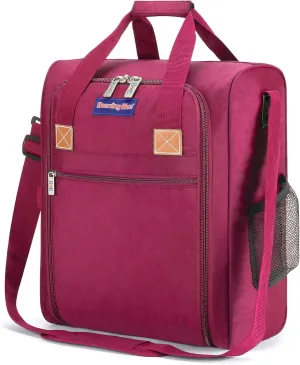 17X13X8 Inches JetBlus Airlines Personal Item Under Seat Duffel Bag Suitable for Major Airlines Including Spirit, Jetblue, Frontier, and American - Duffel Bag Design (Pink)