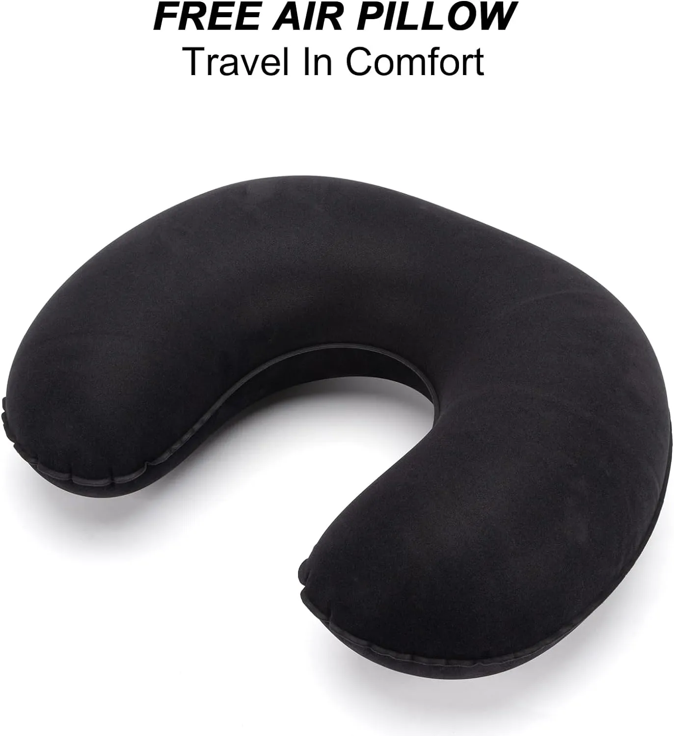 17X13X8 Inches JetBlus Airlines Personal Item Under Seat Duffel Bag With Free Pillow And USB Port Suitable for Major Airlines including Spirit, Jetblue, Frontier, and American (Navy)
