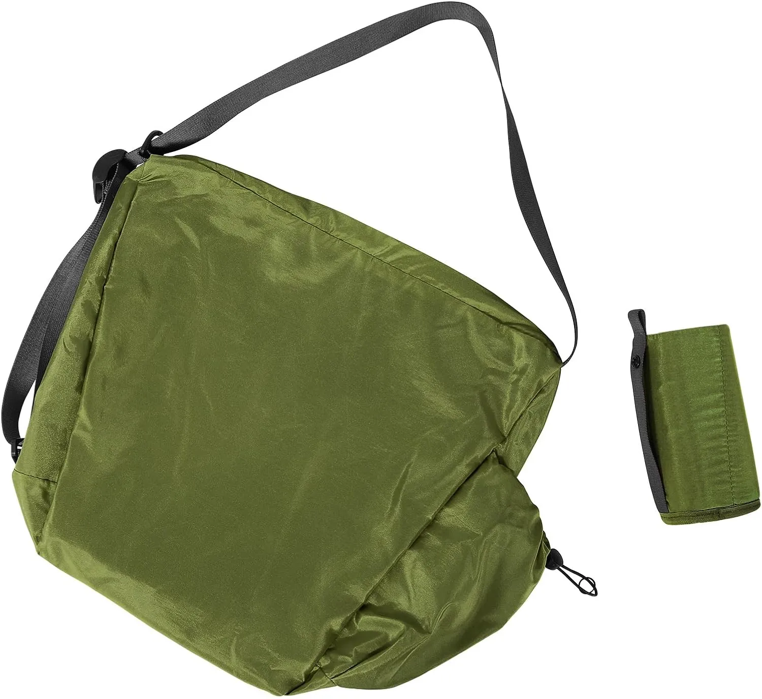 18L Soft Daily Crossbody Bag, Large Casual Shoulder Bag with Bottle Holder, Key Fob