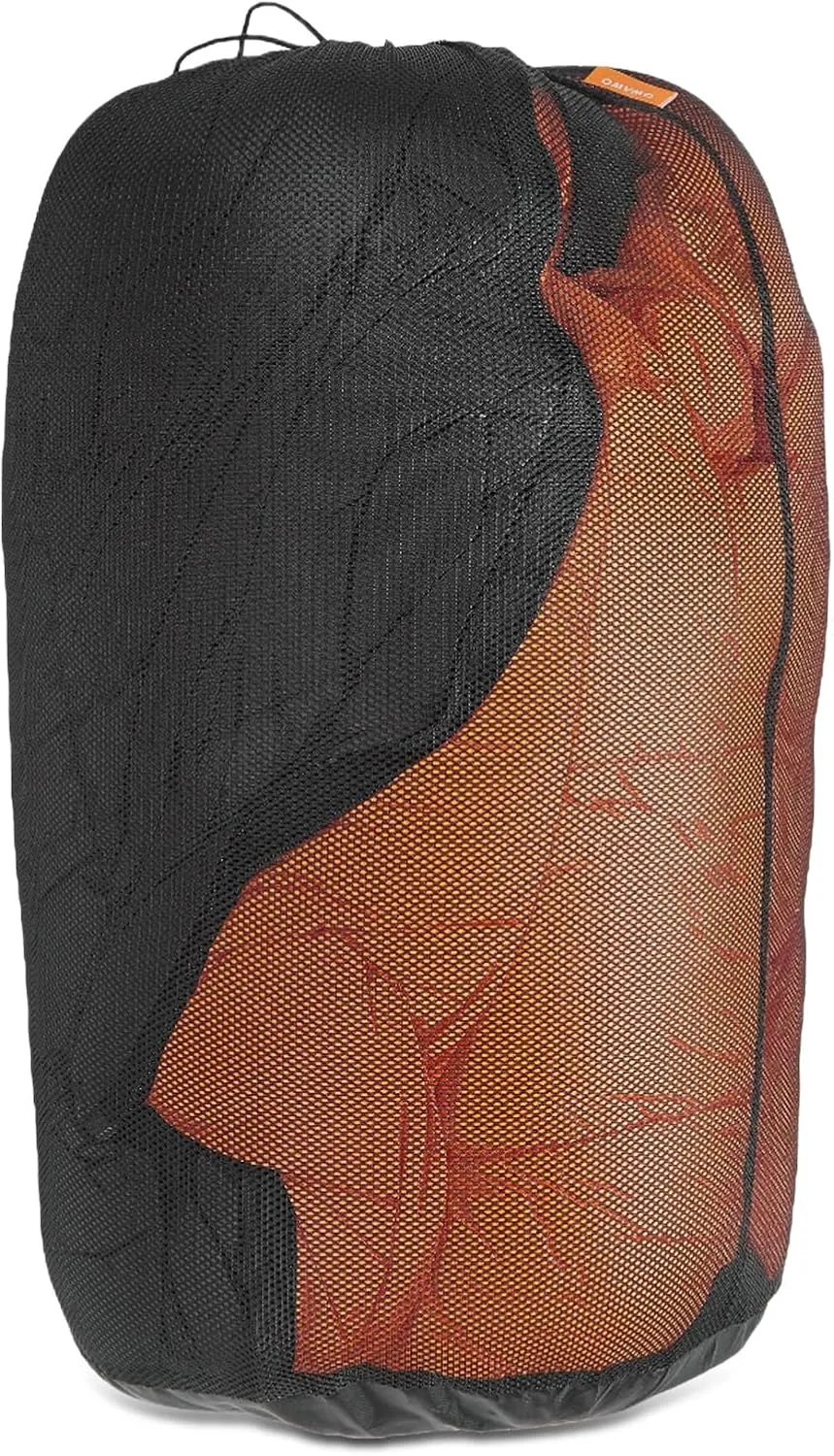 1Pcs100L Mesh Sleeping Bag Storage Sack Stuff Sack Mesh Laundry Bag Drawstring Bag，Tear-Resistant Polyester Mesh,300D Oxford Bottom,Anti-Dirt and Water-Resistant.