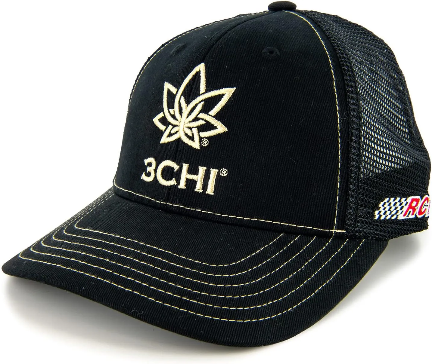 2023 Kyle Busch Sponsor Hat NASCAR Adjustable Automotive Racing Mesh Baseball Cap Black
