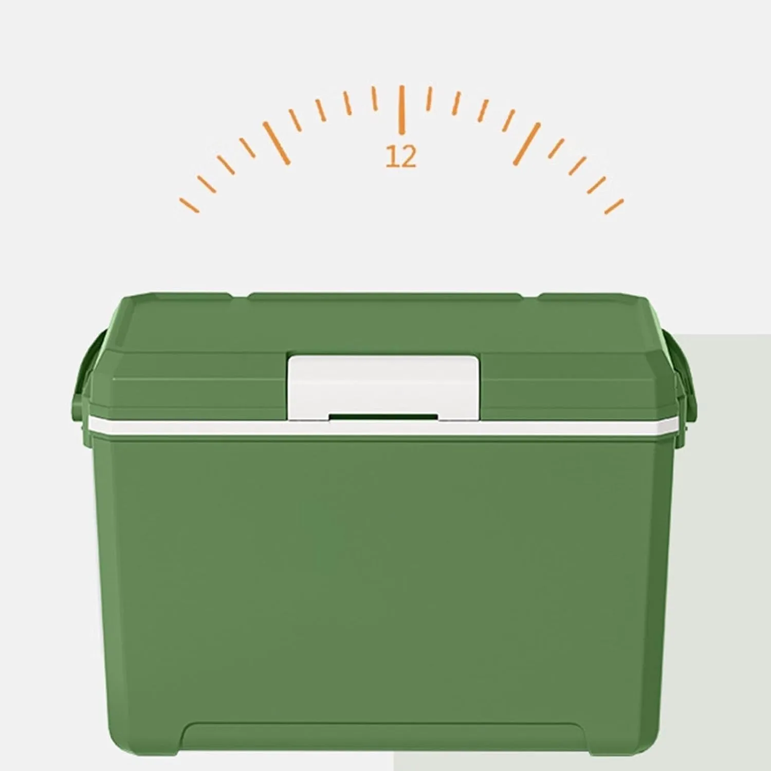 2025 48 Quart Camping Cooler, Keep Fresh for 2 Days Filled with Ice, Portable Cooling Box, Suitable for BBQ, Camping, Picnics, and Other Outdoor Activities