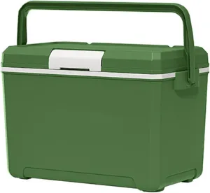 2025 48 Quart Camping Cooler, Keep Fresh for 2 Days Filled with Ice, Portable Cooling Box, Suitable for BBQ, Camping, Picnics, and Other Outdoor Activities