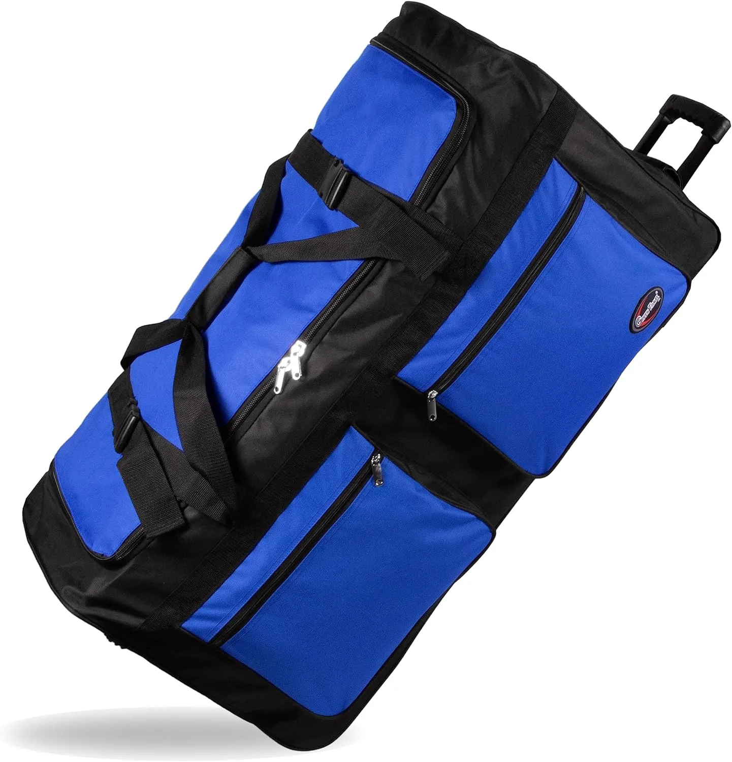 20"/30"/36"/40" Rolling Duffle Bag Travel Wheeled Luggage Suitcase (Blue, 40-inch)