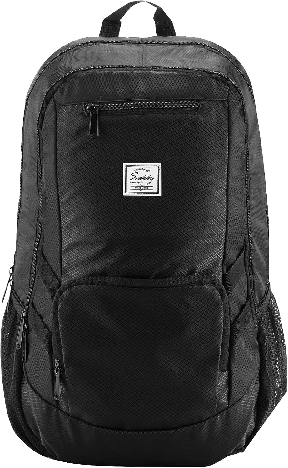 25L Lightweight Packable Backpack Handy Water Resistant Foldable Bag for Travel Camping Outdoor (Black)