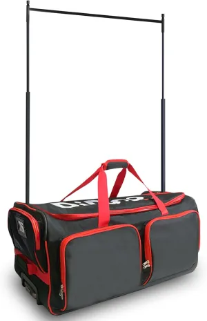 28 Inch Dance Bag with Garment Rack, Collapsible Dance Competition Bag with Silent Wheels, Rolling Duffle Bag for Dancers
