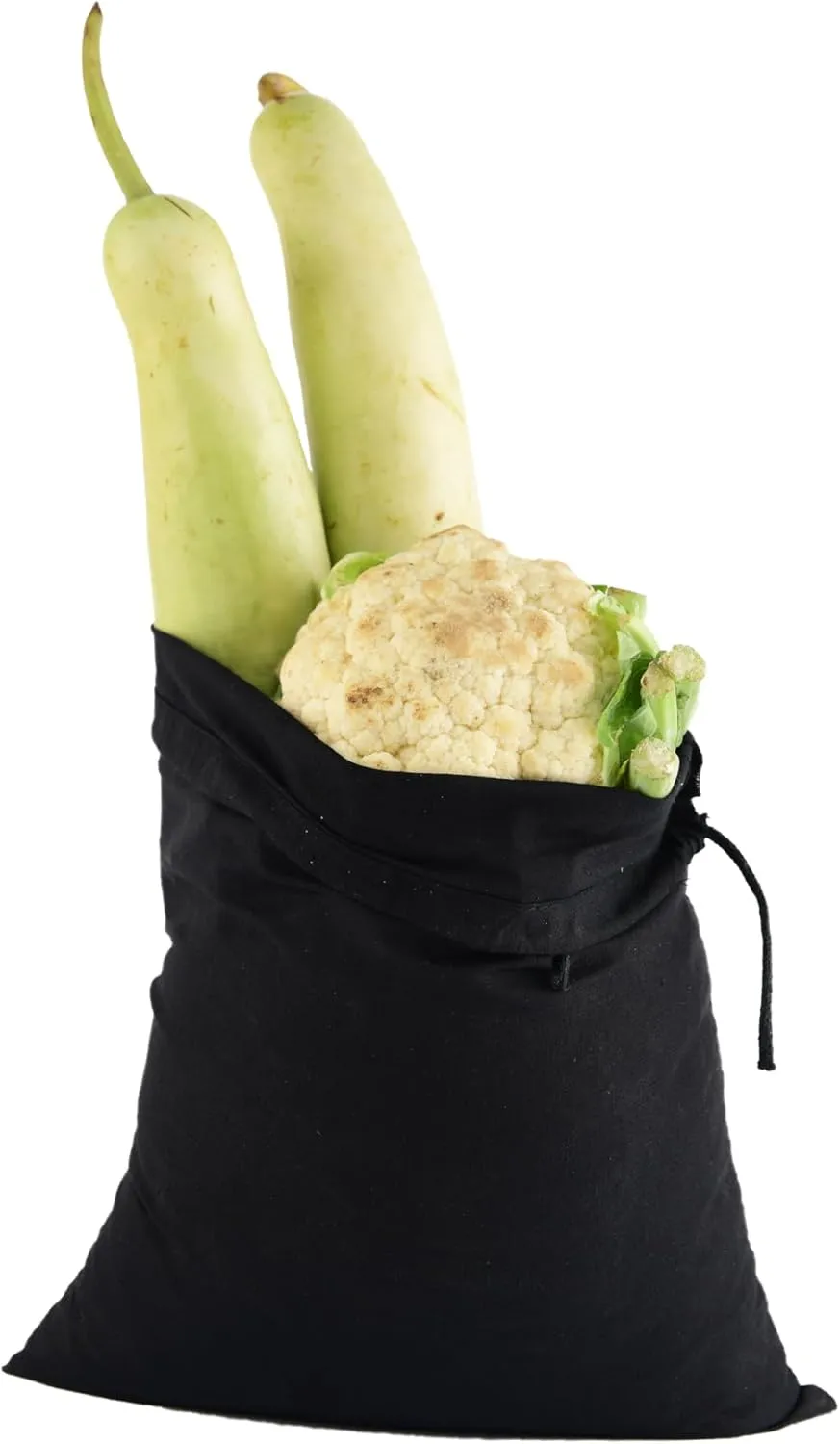 2x3 inches Color Full Cotton Bags, Reusable And Biodegradable Produce Muslin Drawstring Bags Pack Of 25 (Black)