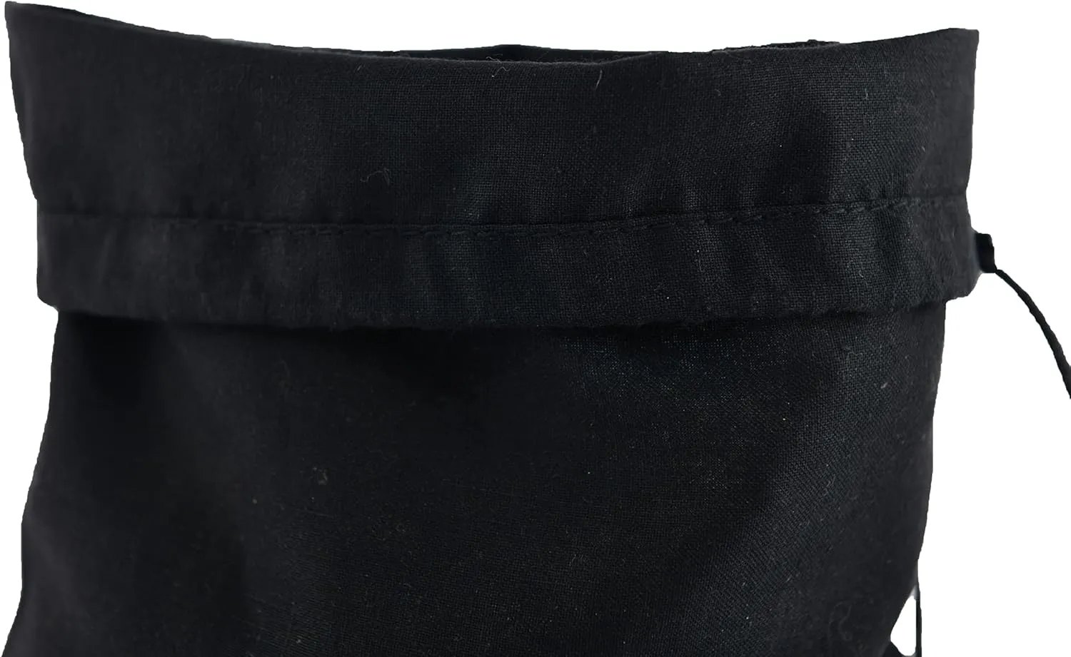 2x3 inches Color Full Cotton Bags, Reusable And Biodegradable Produce Muslin Drawstring Bags Pack Of 25 (Black)