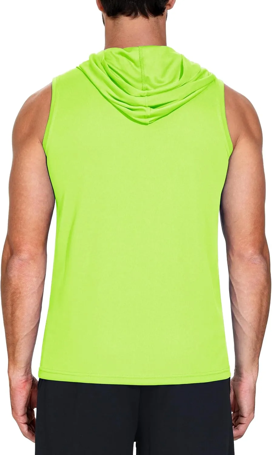 3 Pack Men's Dry Fit Moisture Wicking Tech Quick Dry Sleeveless Shirts Mesh Hoodie Active Athletic Tank Tops