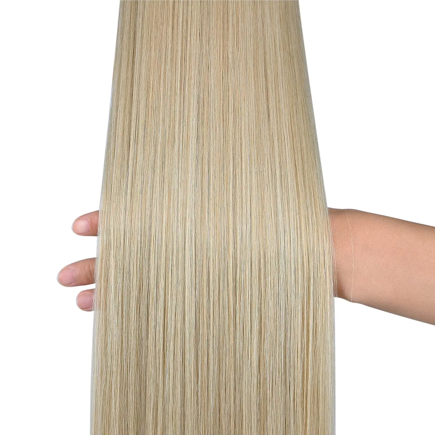 30inch Long Straight Drawstring Ponytail Synthetic High Puff Ponytail Hair Pieces With Comb Clip in Straight Ombre Blond in Hair Extensions Smooth &Soft(MT27/613)…