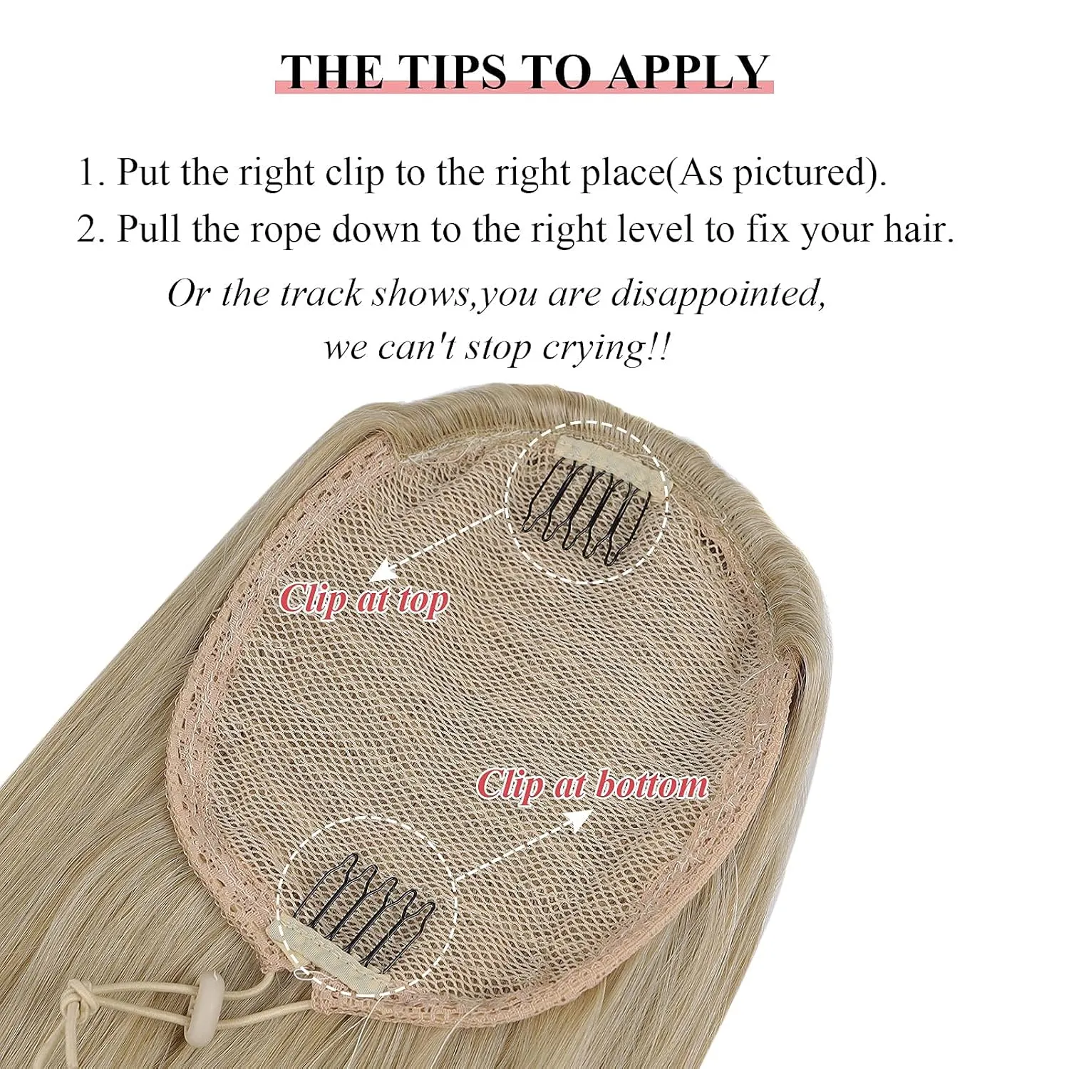 30inch Long Straight Drawstring Ponytail Synthetic High Puff Ponytail Hair Pieces With Comb Clip in Straight Ombre Blond in Hair Extensions Smooth &Soft(MT27/613)…