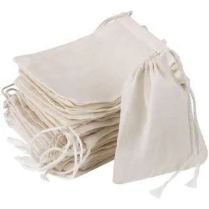30pieces Spice Bags For Cooking Cheesecloth Bags For Straining Reusable Empty Te