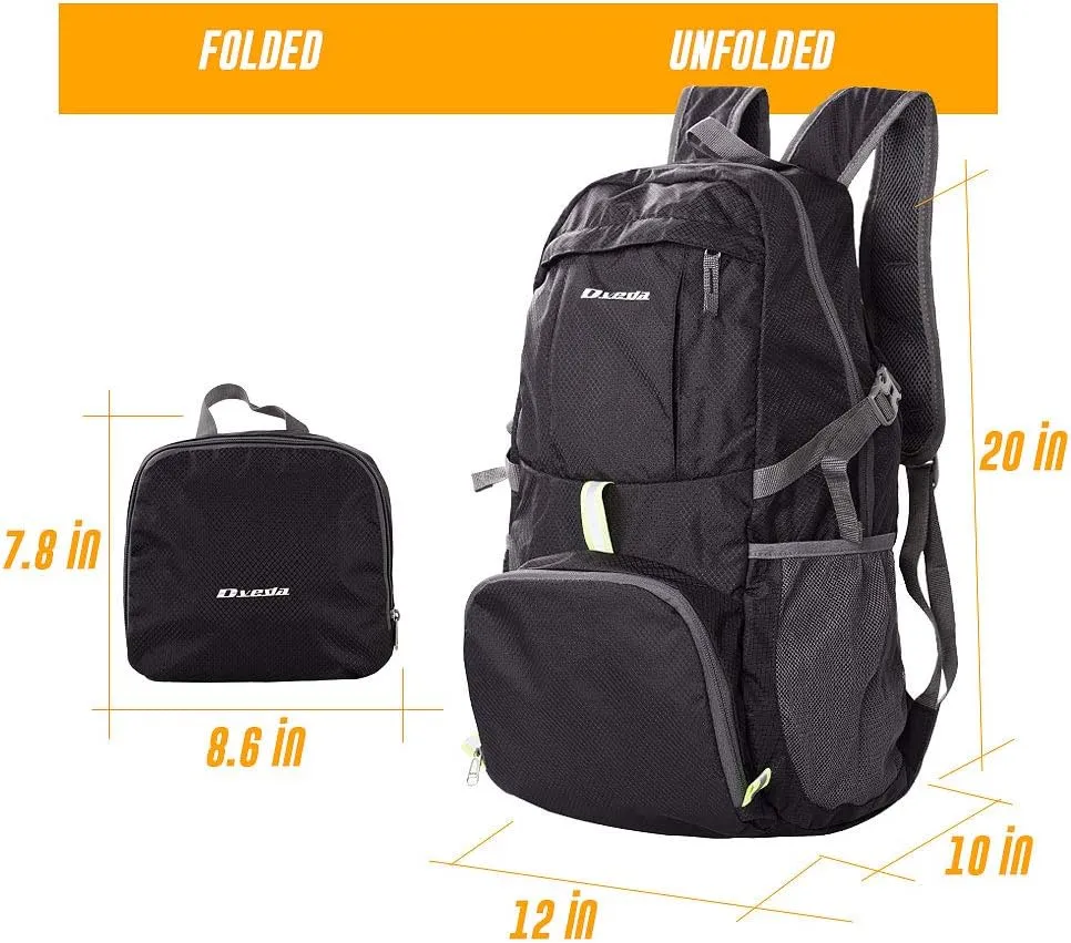 35L Lightweight Packable Backpack Waterproof Durable Hiking Travel Backpack Daypack