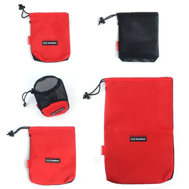 5-Piece Oxford Drawstring Bags Set