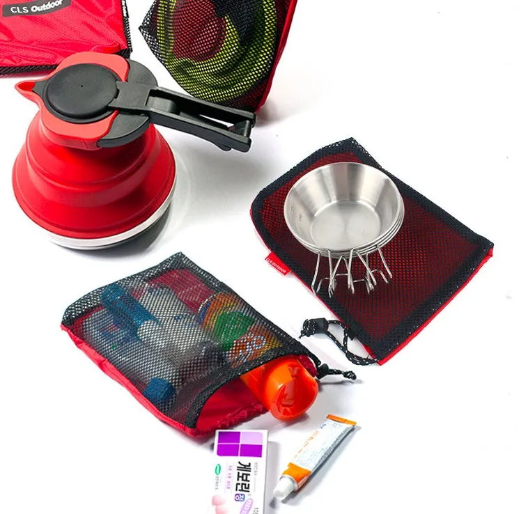5-Piece Oxford Drawstring Bags Set