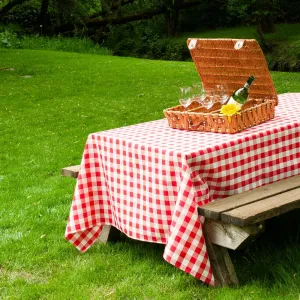 60 X 126 in. Rectangular Tablecloth Checkered (4 Colors)