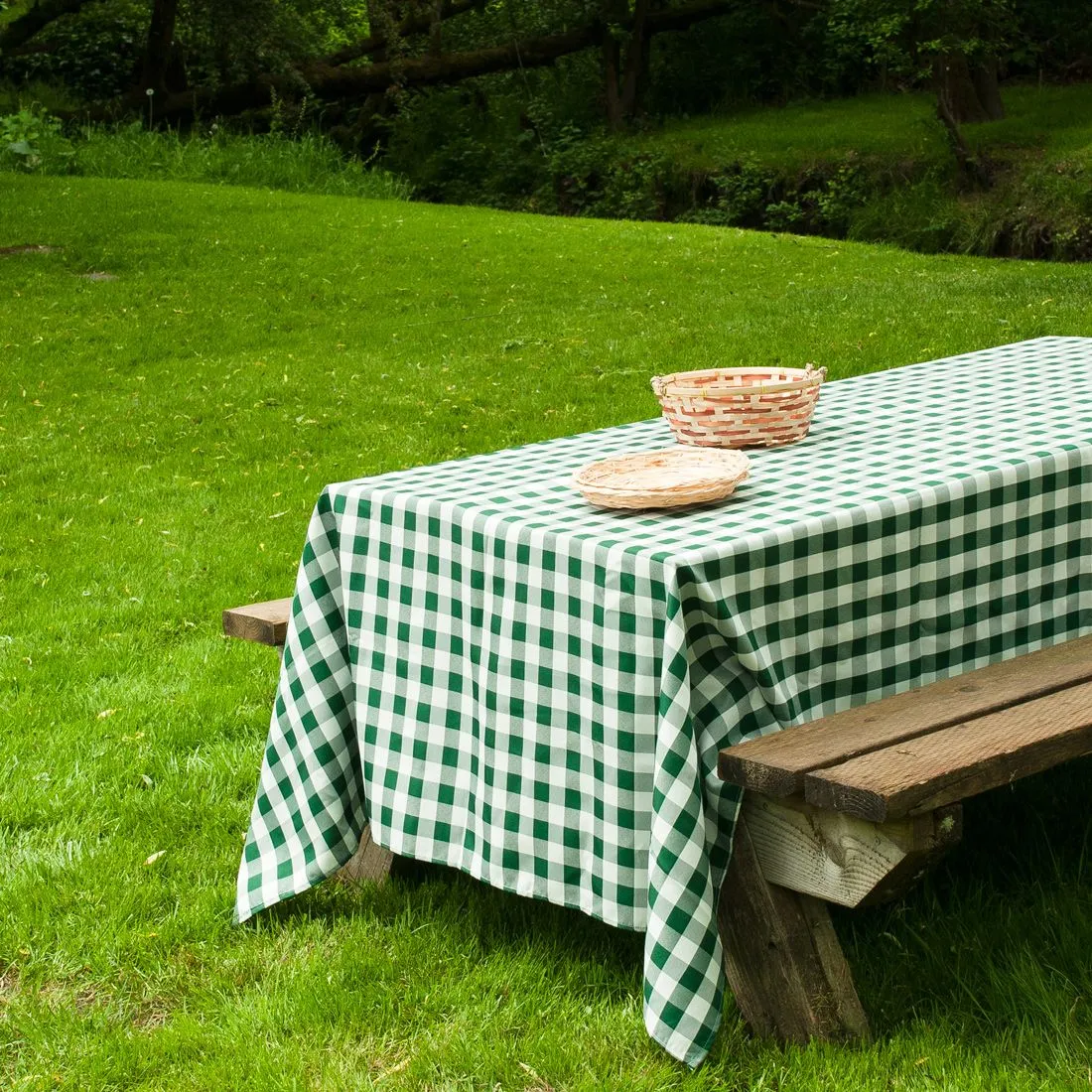 60 X 126 in. Rectangular Tablecloth Checkered (4 Colors)