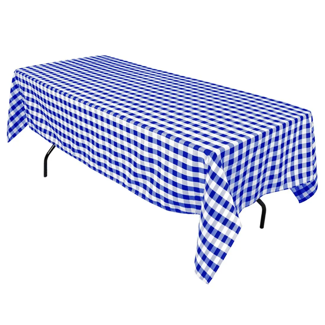 60 X 126 in. Rectangular Tablecloth Checkered (4 Colors)