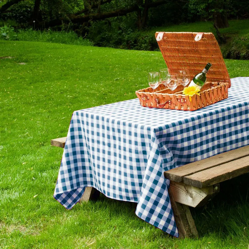 60 X 126 in. Rectangular Tablecloth Checkered (4 Colors)