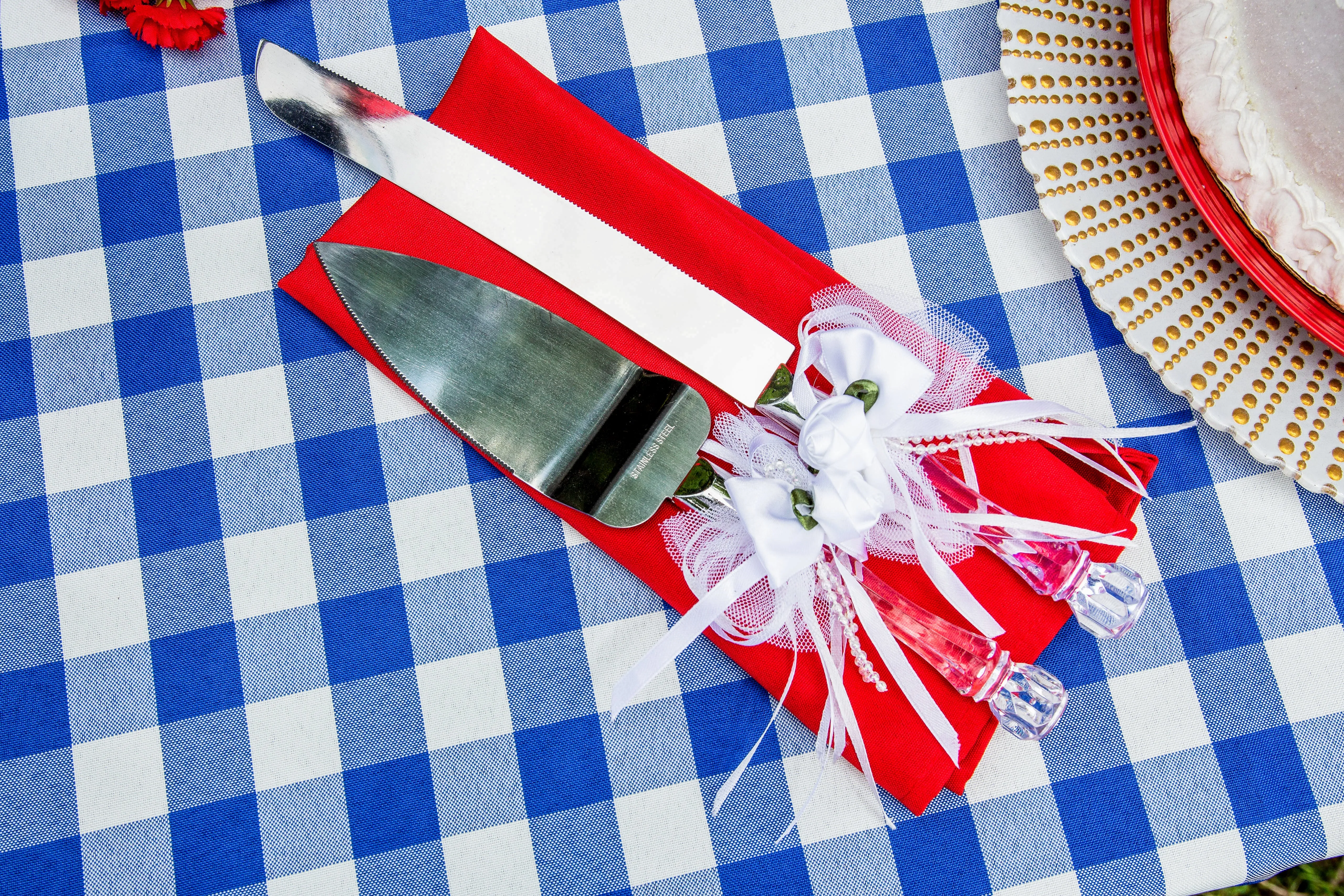 60 X 126 in. Rectangular Tablecloth Checkered (4 Colors)