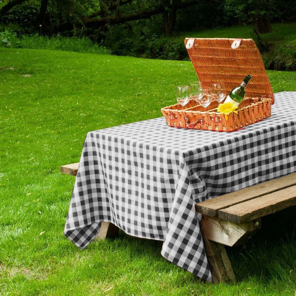 60 X 126 in. Rectangular Tablecloth Checkered (4 Colors)