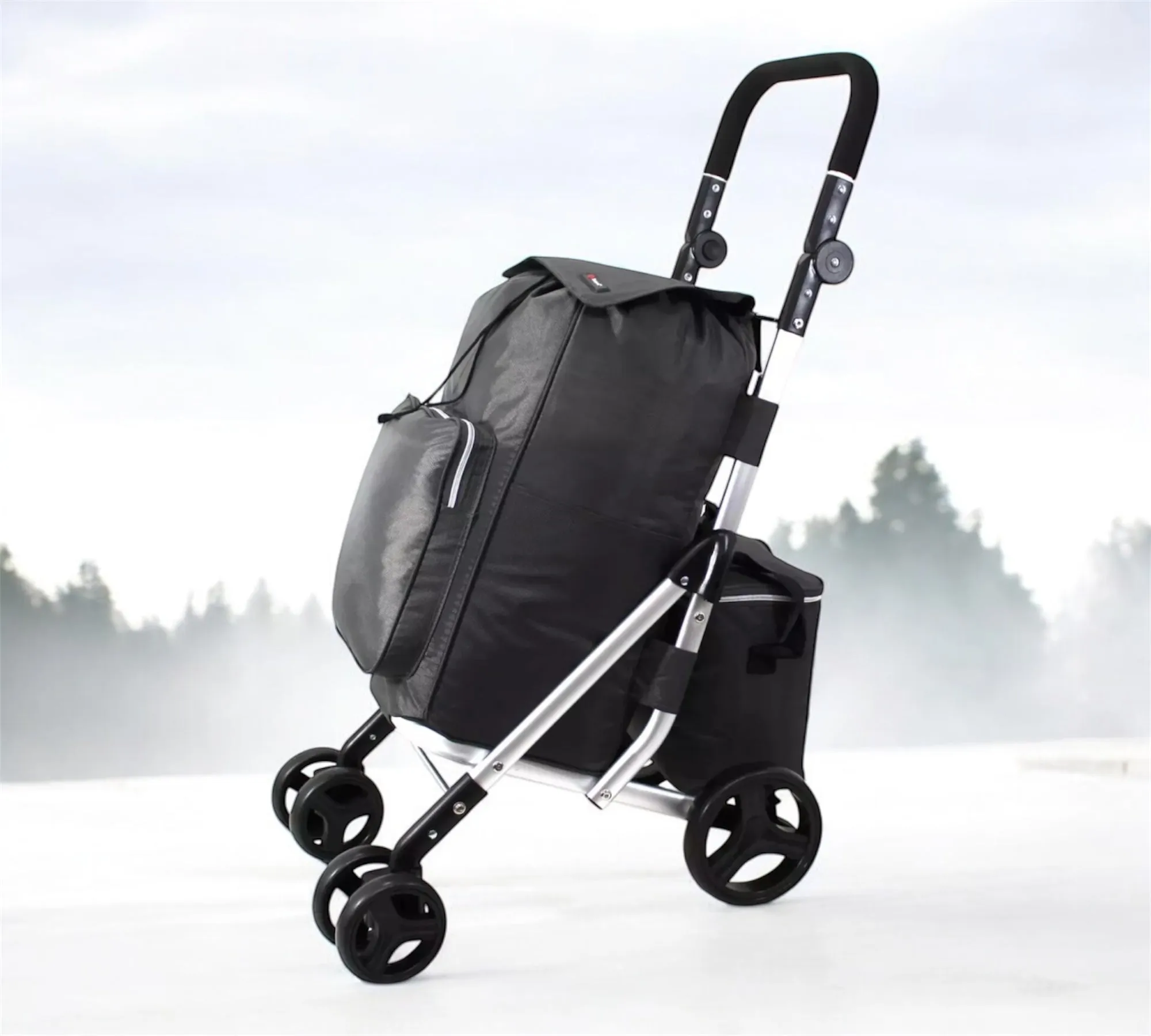 74L Folding Shopping Trolley – Lightweight, Strong, and Maneuverable with cooling bag