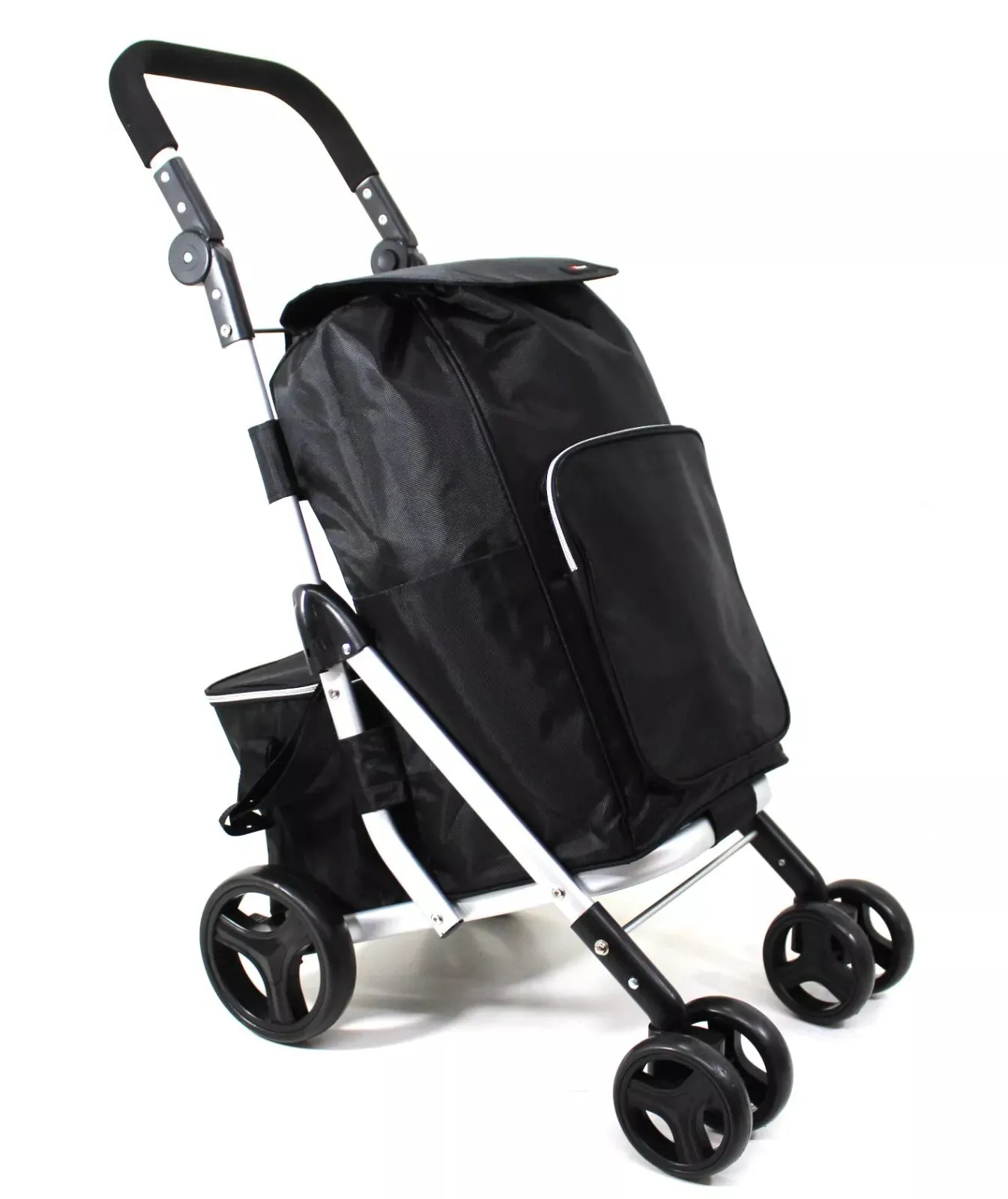 74L Folding Shopping Trolley – Lightweight, Strong, and Maneuverable with cooling bag