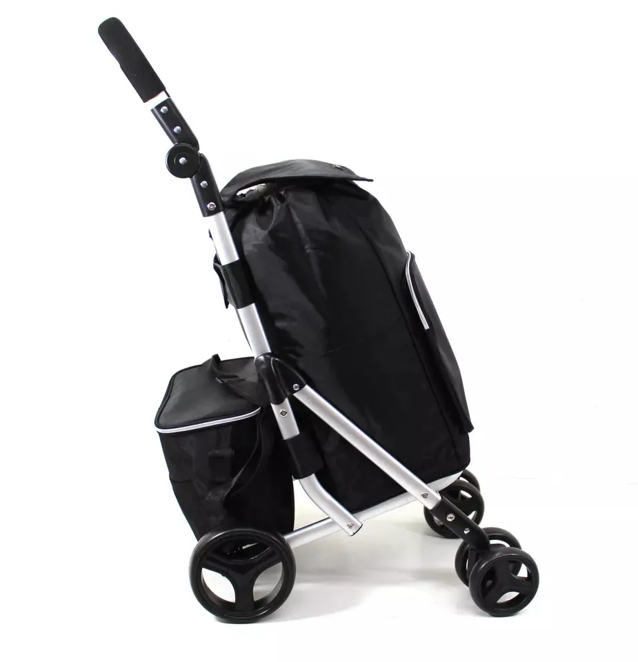 74L Folding Shopping Trolley – Lightweight, Strong, and Maneuverable with cooling bag