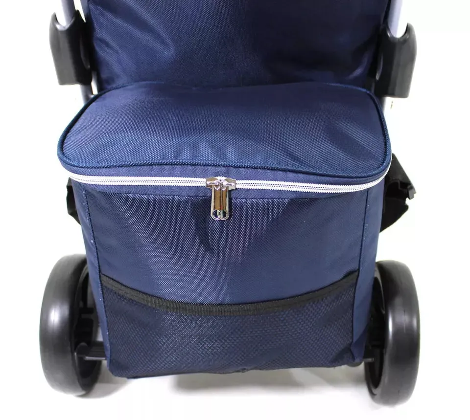 74L Folding Shopping Trolley – Lightweight, Strong, and Maneuverable with cooling bag