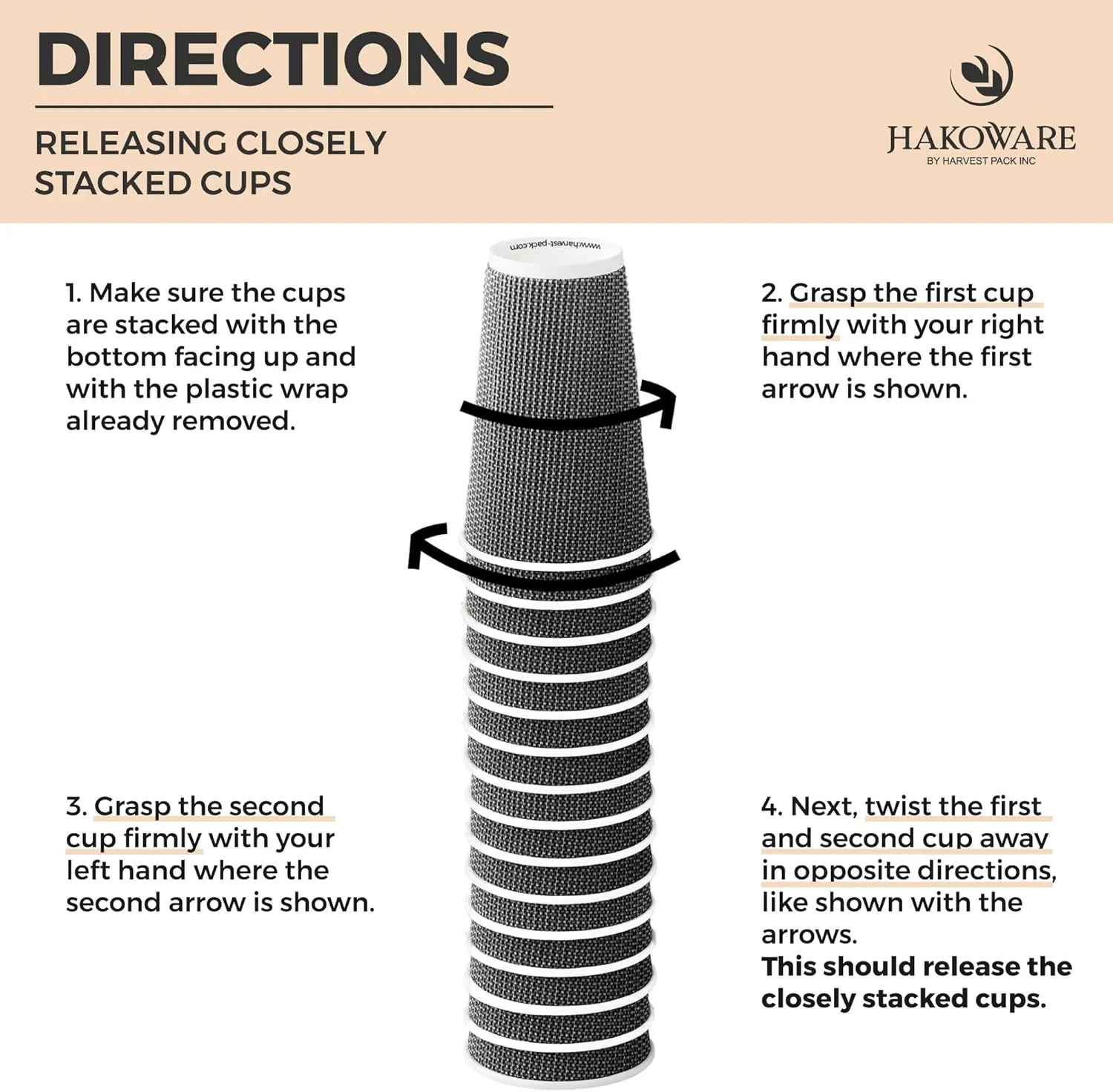[85 SET]Harvest Pack 16 oz Disposable Coffee Cups, Insulated Ripple Double-Walled Paper Cups with Lids, Black and White Geometric, Drinking Cups for Tea Hot Chocolate Drinks To go coffee cups
