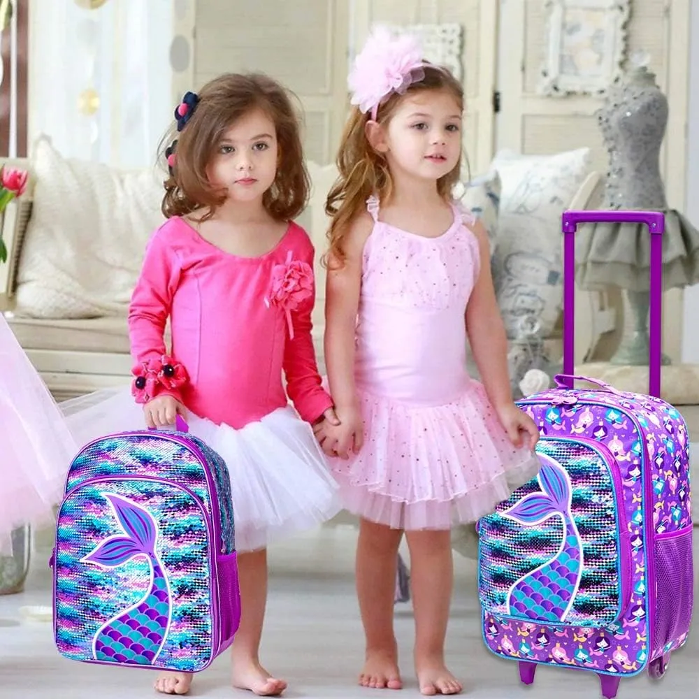 AGSDON Kids Luggage for Boys Girls, Cute Rolling Wheels Suitcase for Children Toddler