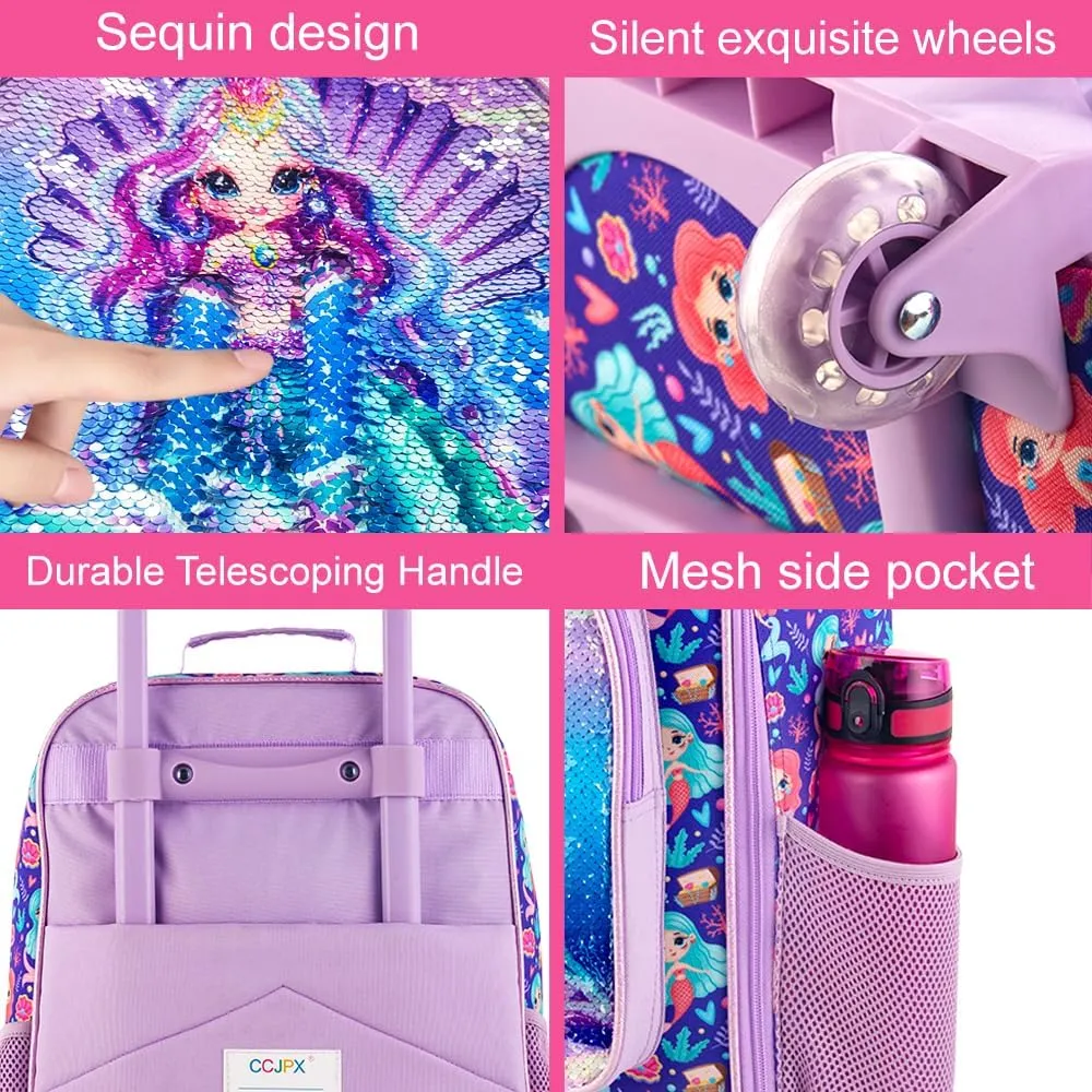 AGSDON Kids Luggage for Boys Girls, Cute Rolling Wheels Suitcase for Children Toddler