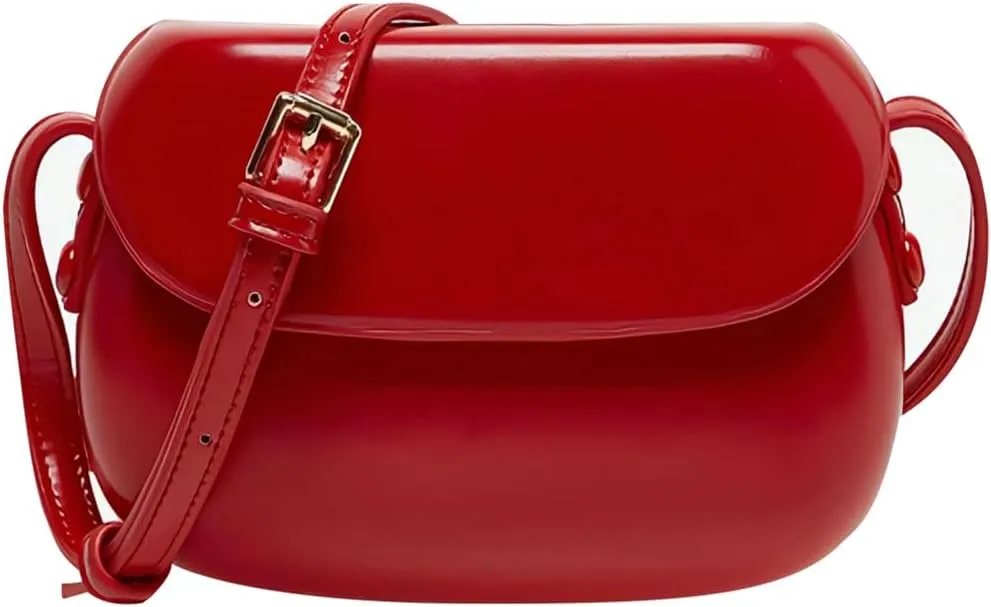 Aipjoy Small Crossbody Purses for Women,Y2K Saddle Purses,Mini Cross body Bags,Small Purses with Adjustable Strap