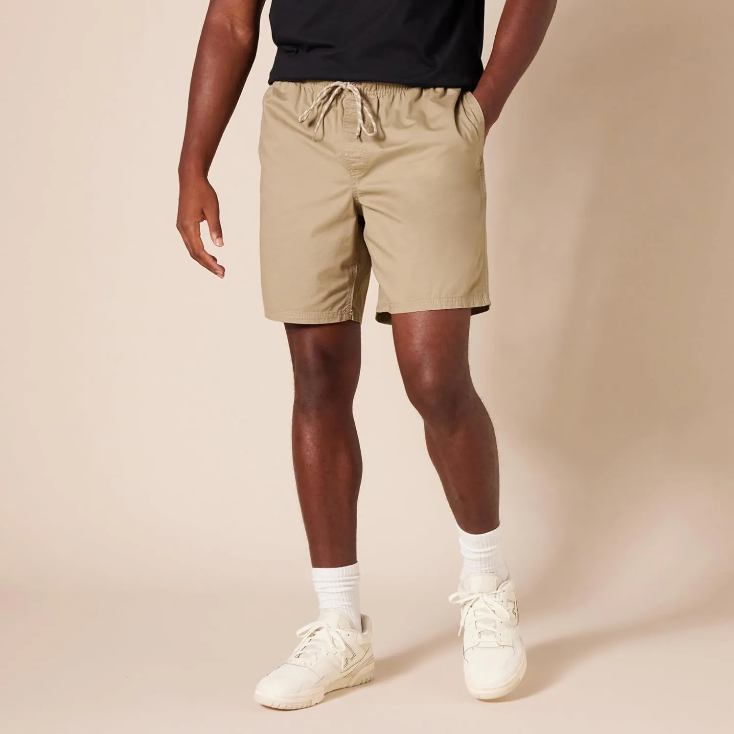 Amazon Essentials Men's 8" Inseam Relaxed-Fit Drawstring Walk Short (Available in Plus Size)