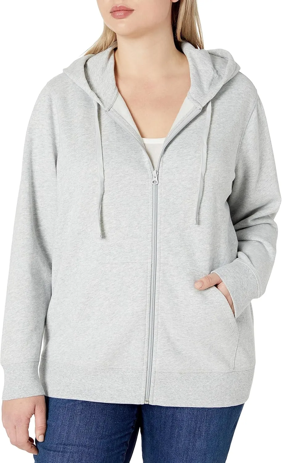 Amazon Essentials Women's Fleece Full-Zip Hoodie (Available in Plus Size)