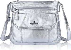 Angel Kiss Crossbody Bags for Women PU Leather Shoulder Handbag Ladies Purses and Handbag with adjustable Strap