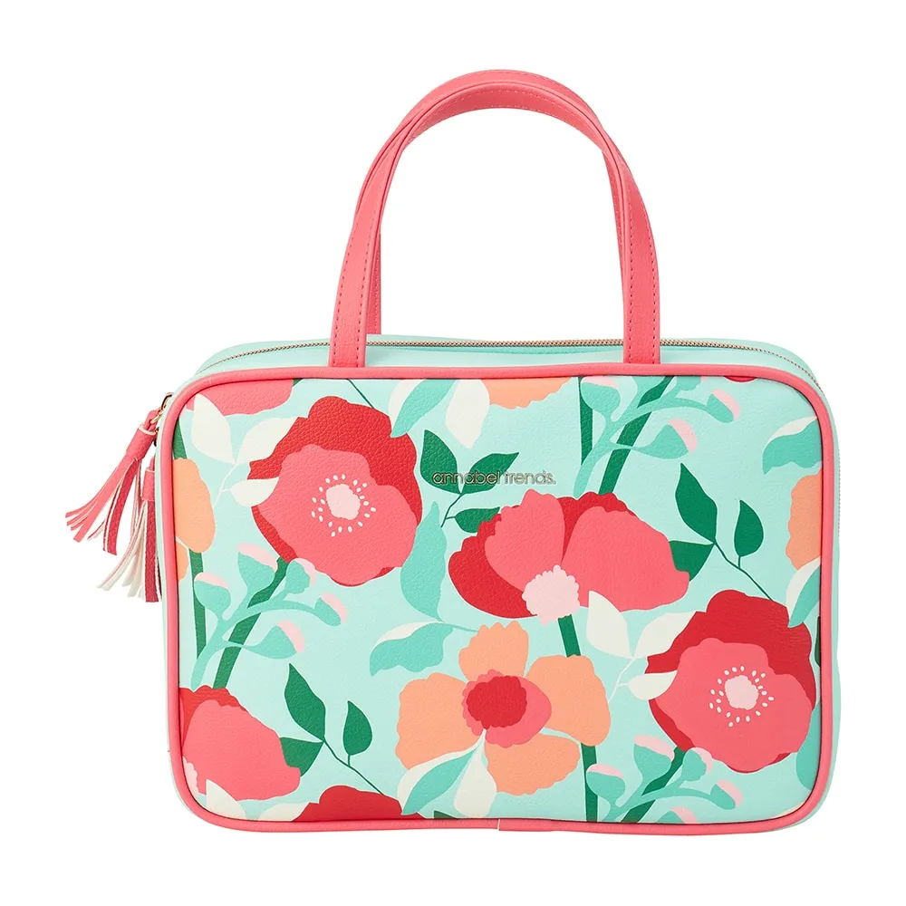 Annabel Trends - Vanity Toiletries Bag - Sherbet Poppies