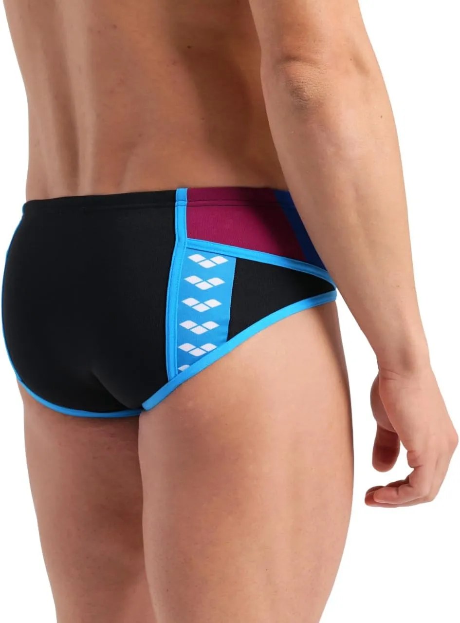 ARENA Performance Icons Panel Men's Swim Brief Chlorine-Proof MaxLife Intensive Training Suit
