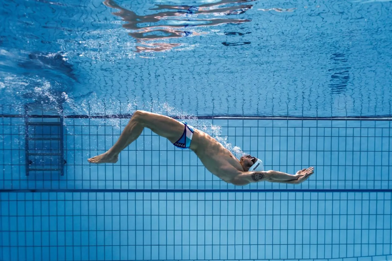 ARENA Performance Icons Panel Men's Swim Brief Chlorine-Proof MaxLife Intensive Training Suit