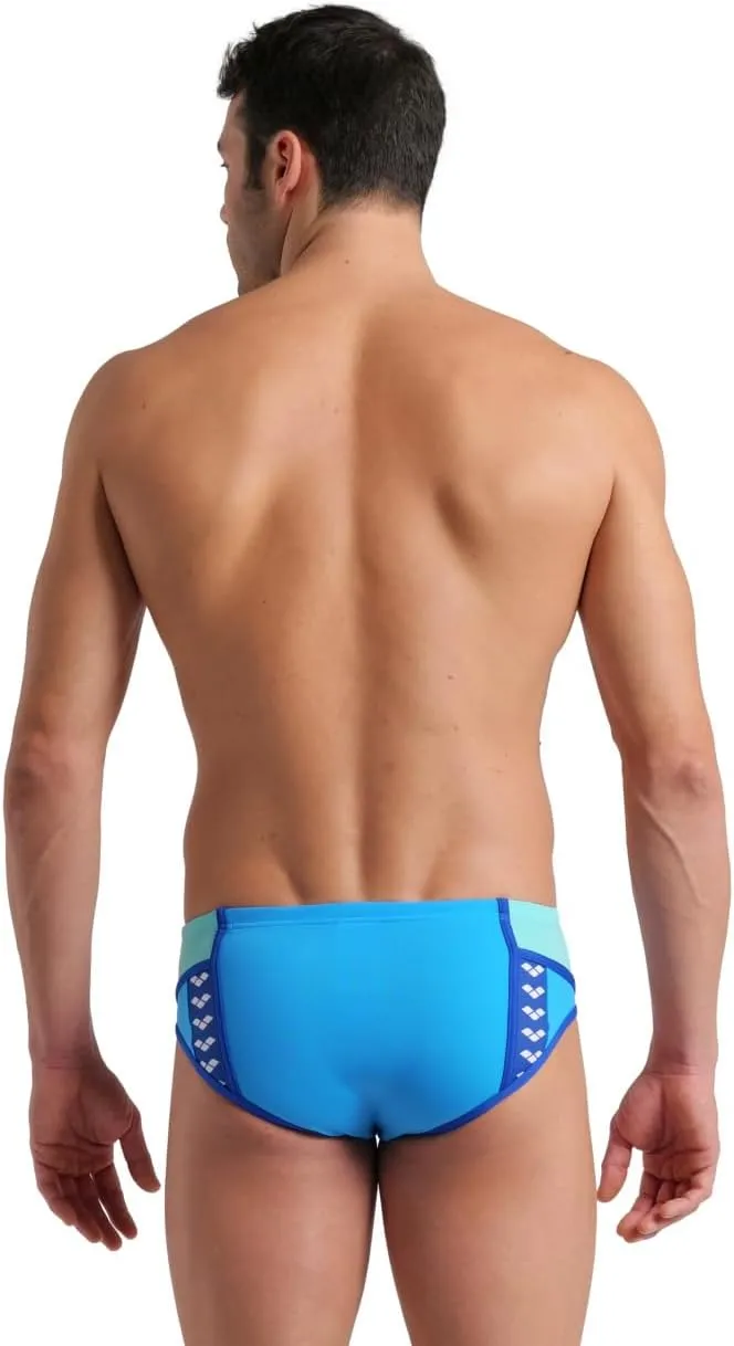 ARENA Performance Icons Panel Men's Swim Brief Chlorine-Proof MaxLife Intensive Training Suit