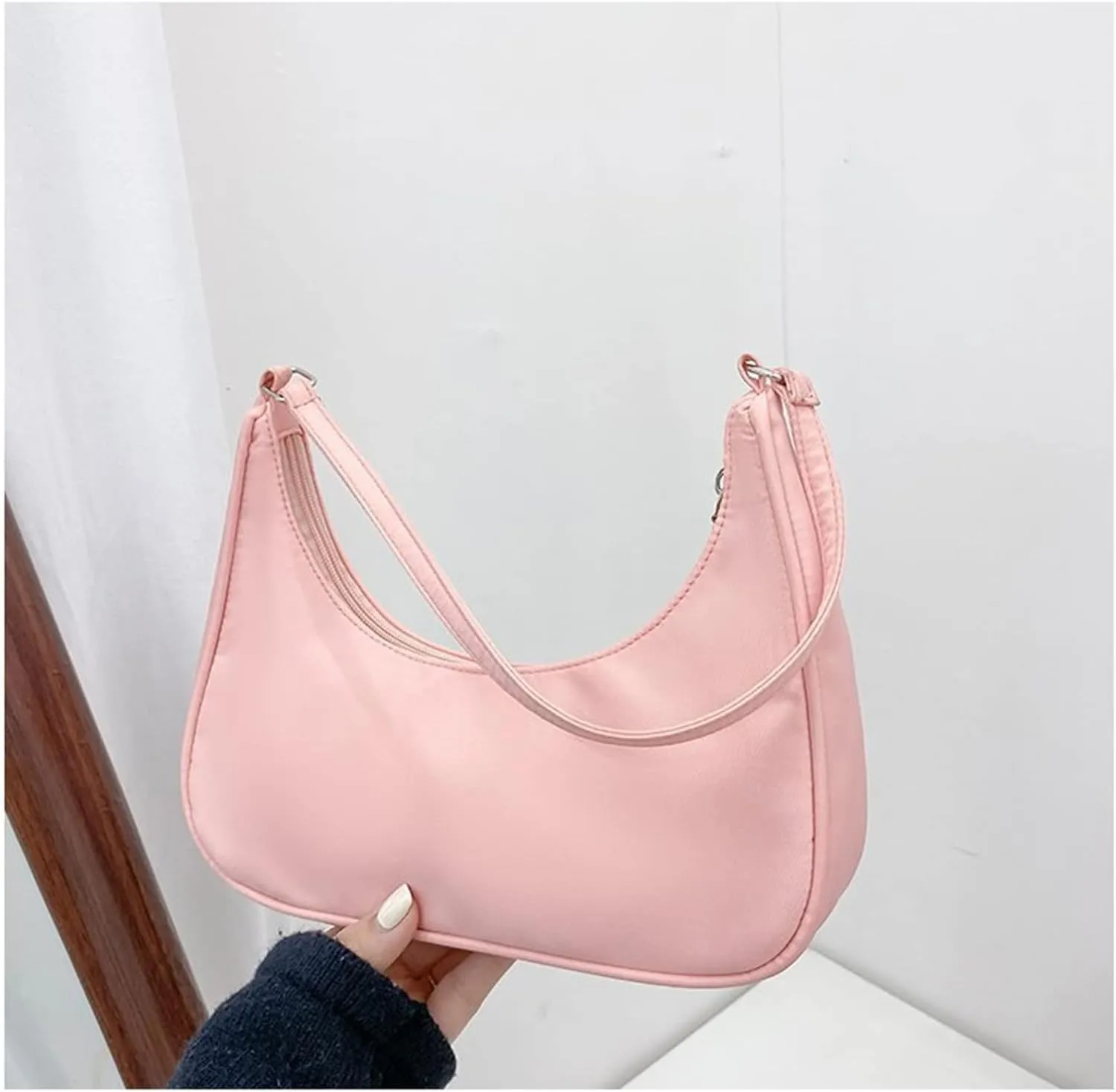Armpit Purse Fashion Solid Color Shoulder Underarm Bags Purses Handbags Elegant Hobo Bags for Women