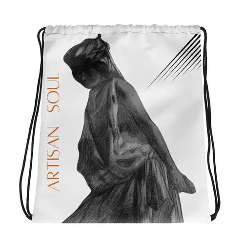 Artisan Soul Drawstring Bag - Stylish Design & Art