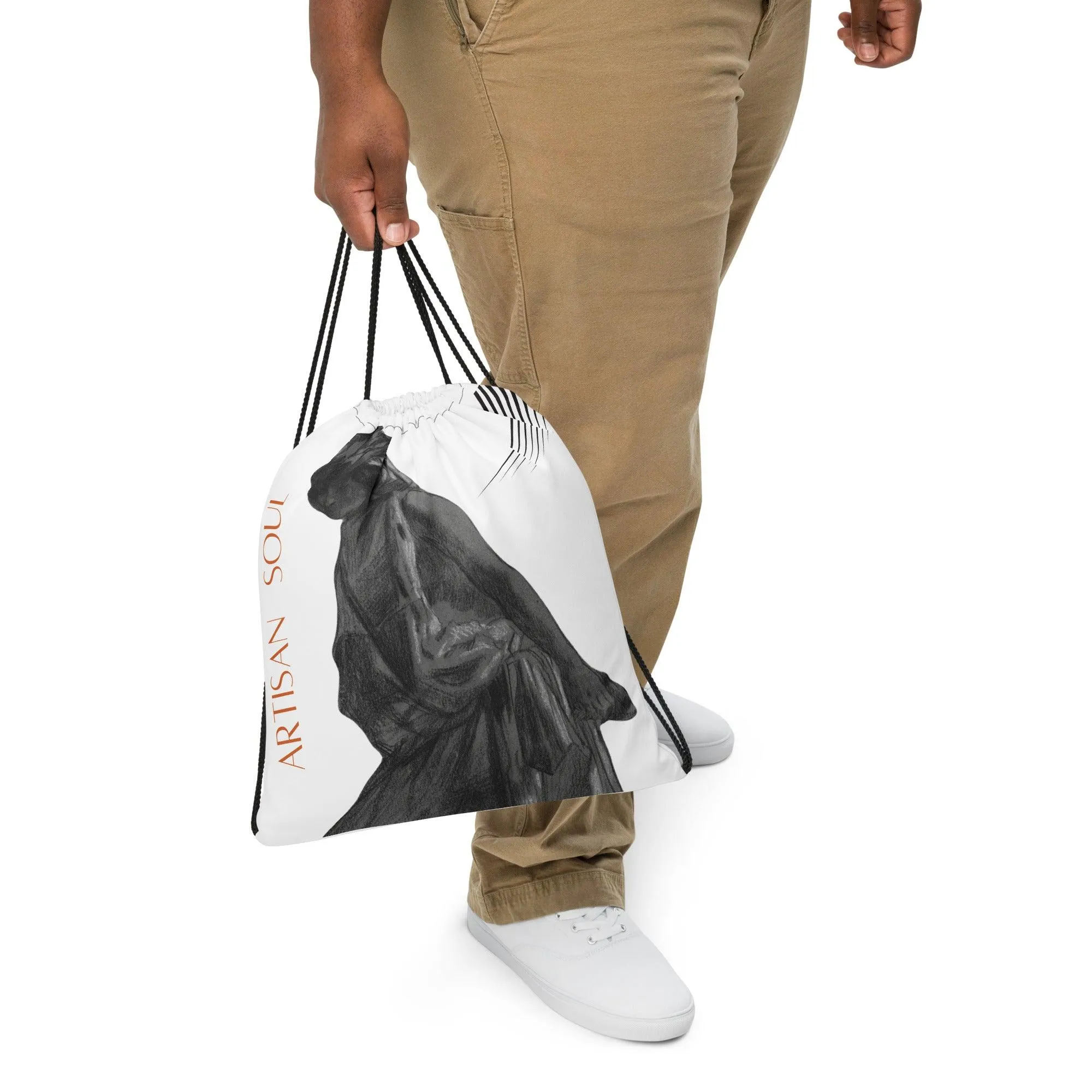 Artisan Soul Drawstring Bag - Stylish Design & Art