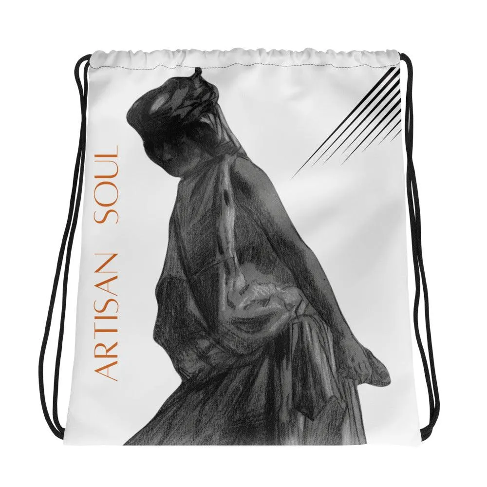Artisan Soul Drawstring Bag - Stylish Design & Art