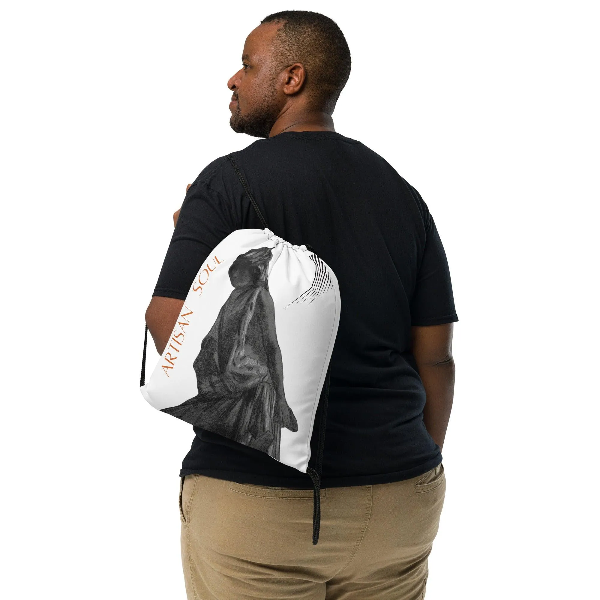 Artisan Soul Drawstring Bag - Stylish Design & Art