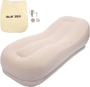 Automatic Inflatable Lounger Sofa Chair, Portable Self Inflating Couch Air Lounger, Fast Inflation for Camping Tent Home Use, Sleeping Camping Sofa Bed for Outdoor Indoor 330.7lb